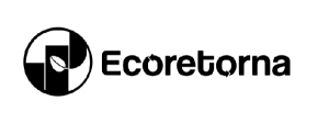 Logo for Ecoretorna: circular emblem with a leaf inside, followed by bold 'Ecoretorna' text.